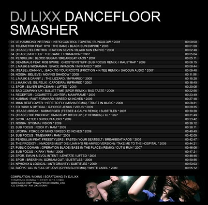 DJ Lixx - Dancefloor Smasher (back)