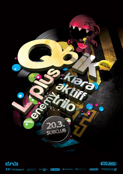 Dnb.sk presents Q-Bik - Subclub, Bratislava