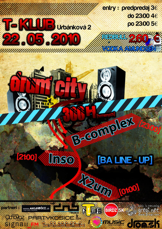 Drum City w/ B-Complex 22.05.2010, Košice