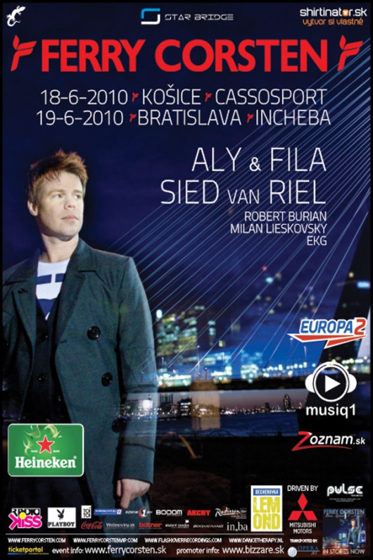 Ferry Corsten na Slovensku