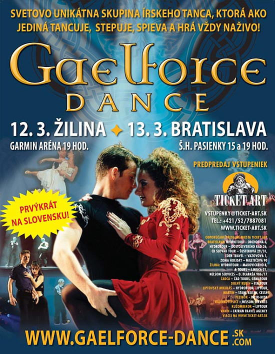 Gaelforce Dance na Slovensku