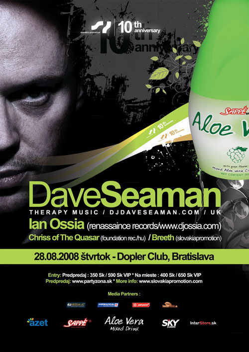 10th anniversary Slovakia promotion with Dave Seaman