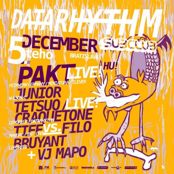Datarhythm @ Subclub 5.12.2008 - poster