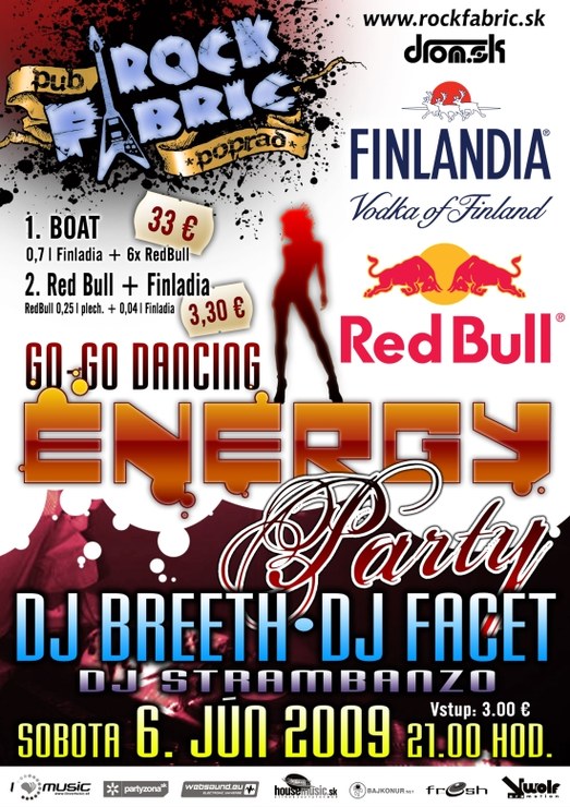 Energy Finlandia Red Bull party @ Rock Fabric, Poprad