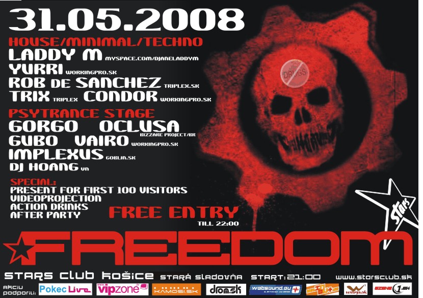 Freedom 31.05.2008 @ Stars club, Košice