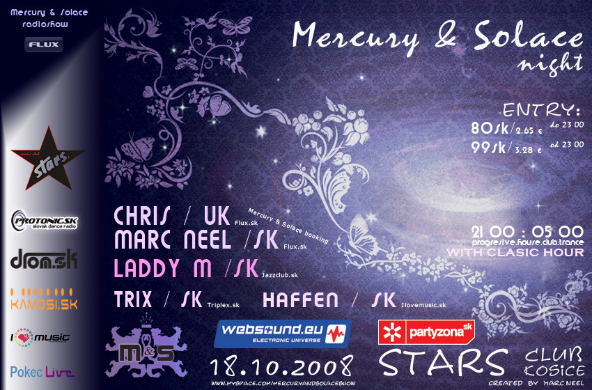 Mercury & Solace night @ Stars club 18.10.2008