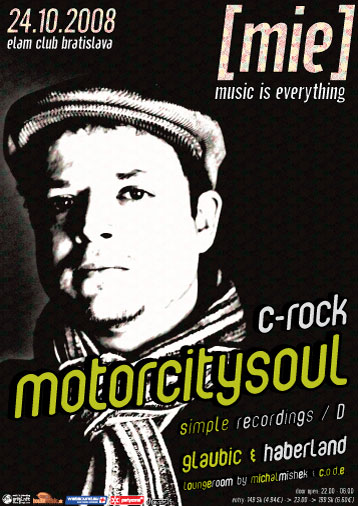 Motorcitysoul @ [music is everything], Elam Club, Bratislava