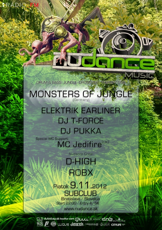 Nudance Night in Subclub: Monsters of jungle
