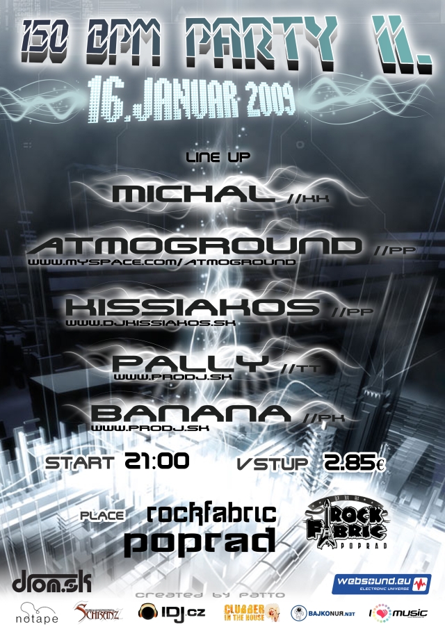 150 Bpm party @ RockFabric Poprad 16.1.2009