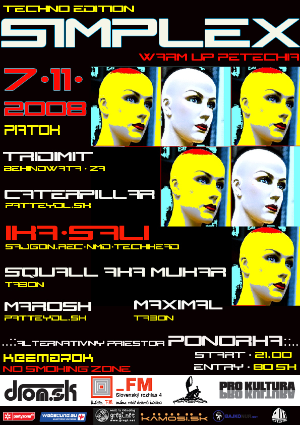 Simplex - Techno Edition, 7.11.2008, Ponorka, Kežmarok
