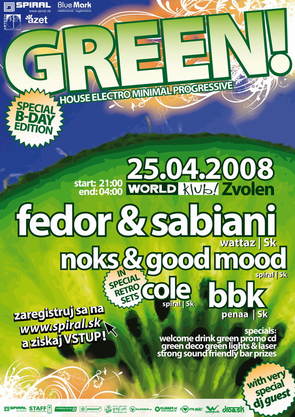Green! B-day edition @ World klub