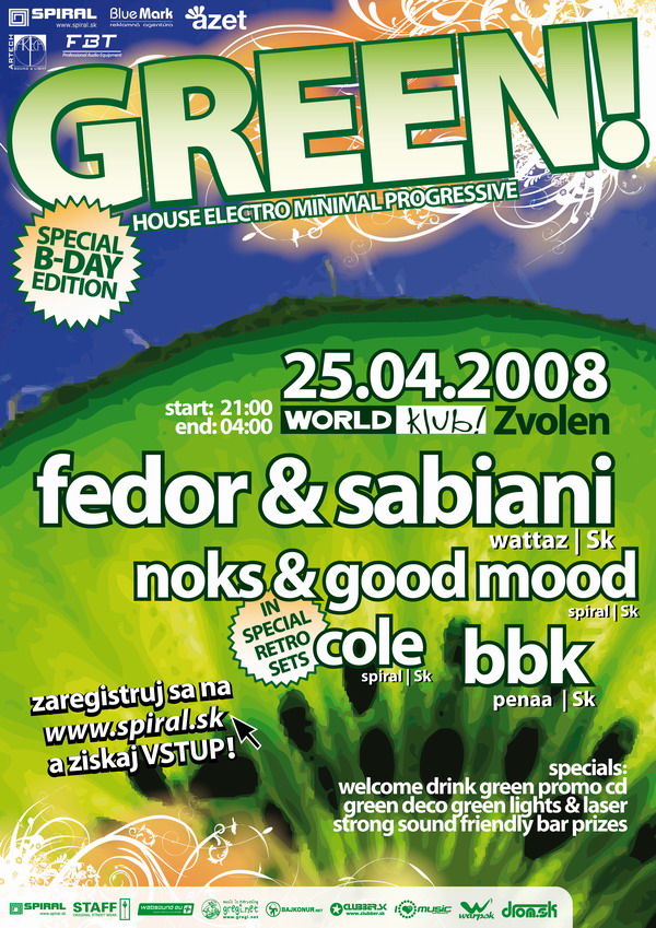 Green! B-day edition @ World klub